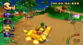 une photo d'Ã©cran de Mario Kart Double Dash sur Nintendo Gamecube